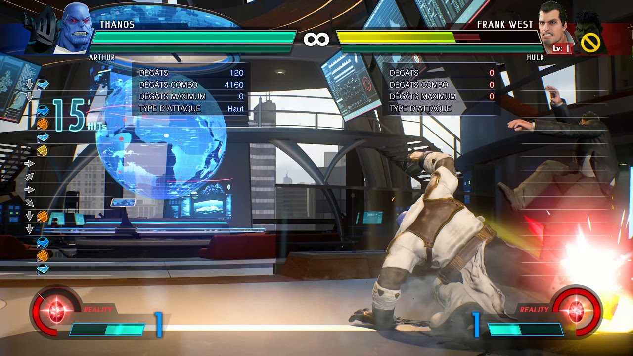 MVC Infinite: Thanos 6933 bnb combo