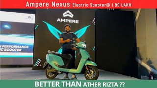 Ampere NEXUS Family Scooter walk-around | Pradeep On Wheels