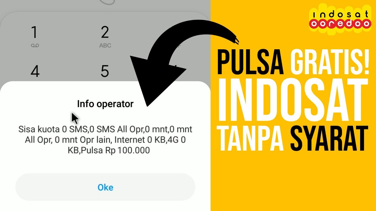 Kode Pulsa Gratis Indosat 2020 : Cara Mendapatkan Kuota 1Gb Indosat Gratis : Cara ... : Yuk ...