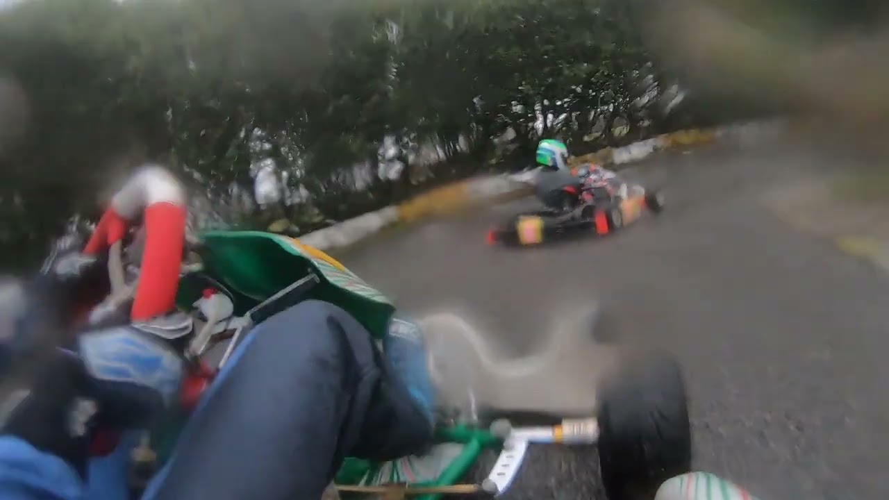 Athboy winter series Rotax Max Evo finals. First 4 laps before my visor got steam and couldnt see