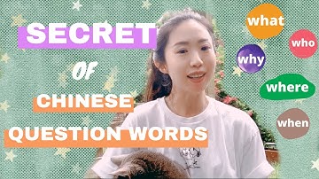 How to Ask Questions in Chinese Using Question Words | what, who, when, where, how, & MORE