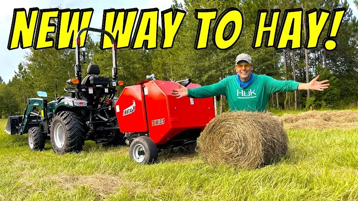 It's Possible to Bale Hay With Small Equipment | IBEX TX31 Mini Baler