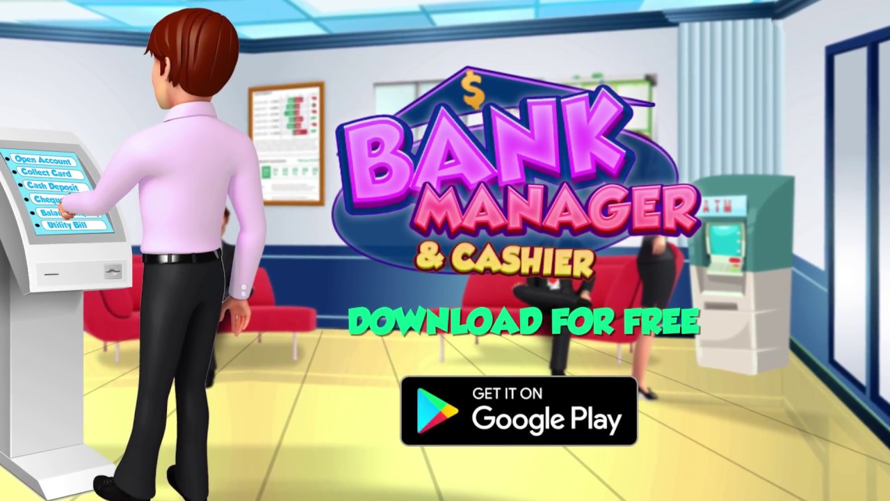 Bank Manager & Cashier Cashier Simulator Game YouTube