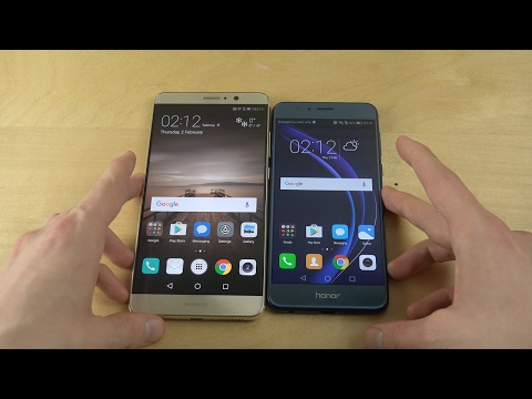 Huawei Mate 9 vs. Huawei Honor 8 - Which Is Faster?!