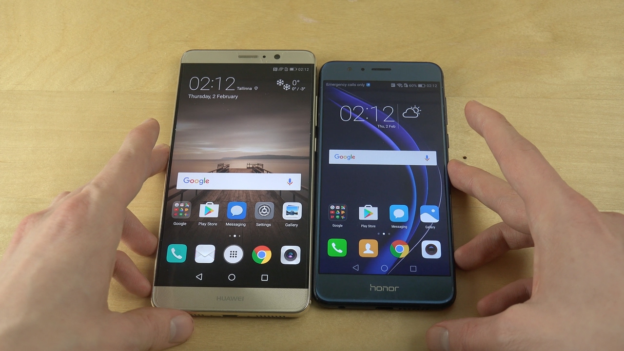 Huawei Mate 9 Vs Huawei Honor 8 Which Is Faster Youtube