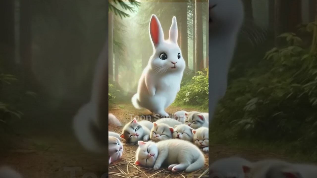 Mother Cat Heartwarming Journey | Rabbit Love | Emotional story