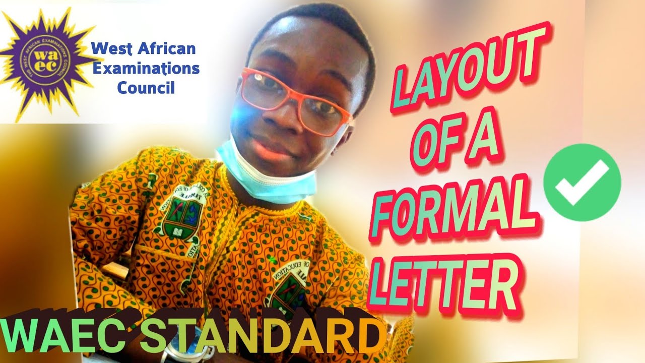 how to write essay letter in waec