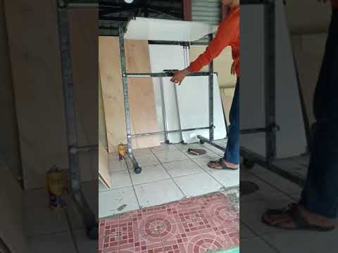 Cara Membuat Papan Tulis Magnet - White Board Magnetik. 