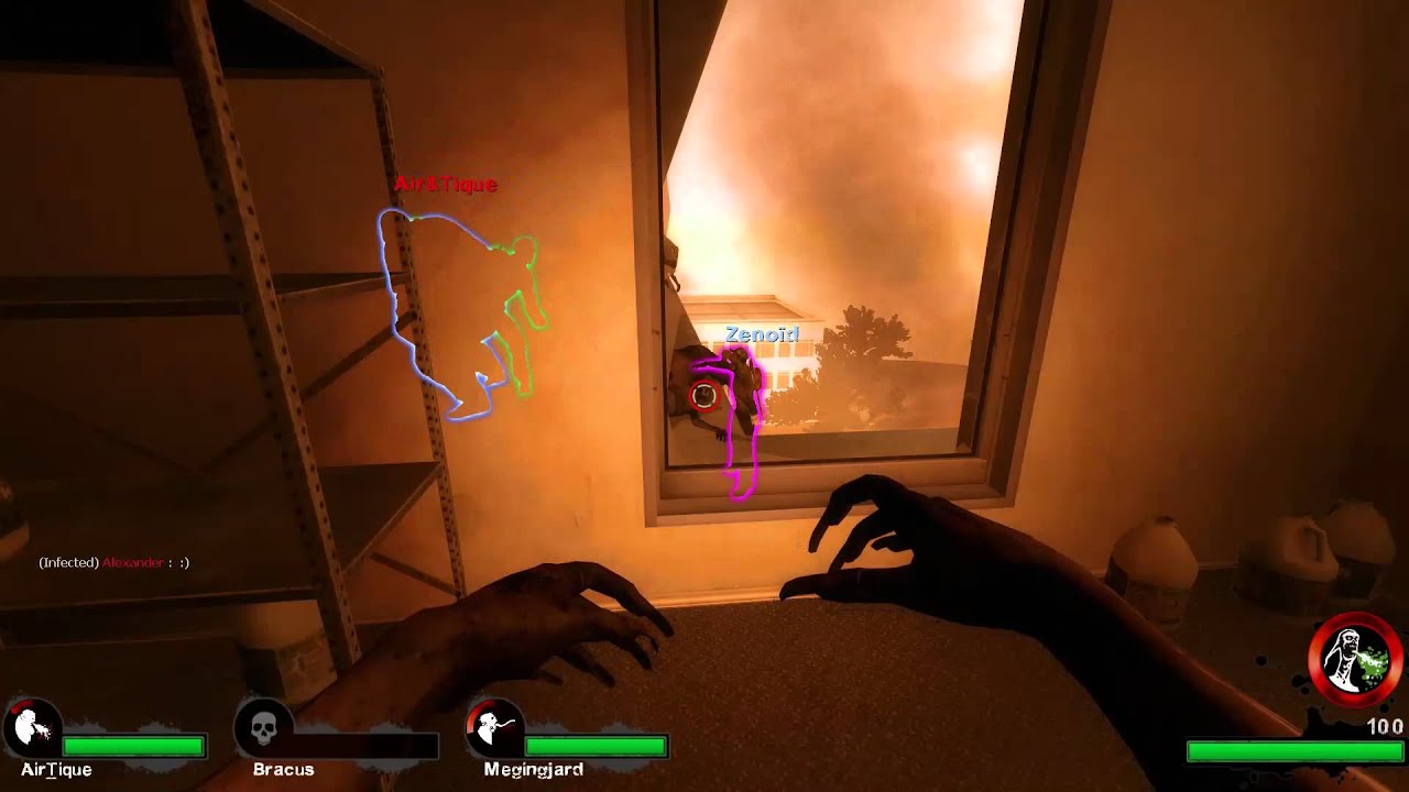 Left 4 Dead 2 - Dead Center: Hotel - Infected Attacks Guide (no music)