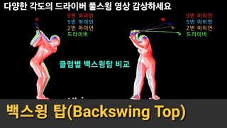 백스윙 탑(완변한 스윙을 위한 균형잡기)다운스윙과 비거리의 초석(이제 스윙의 반)