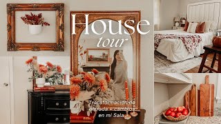 Transformación de entrada pequeña | Cambios en la Sala + House Tour de Otoño estilo French ✨