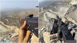 Yemen War - Heavy Clashes - Houthi Rebels Storm Hilltop Outpost in Yemen