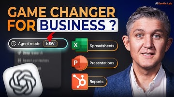 Watch ChatGPT Agent Do All The Work For You!