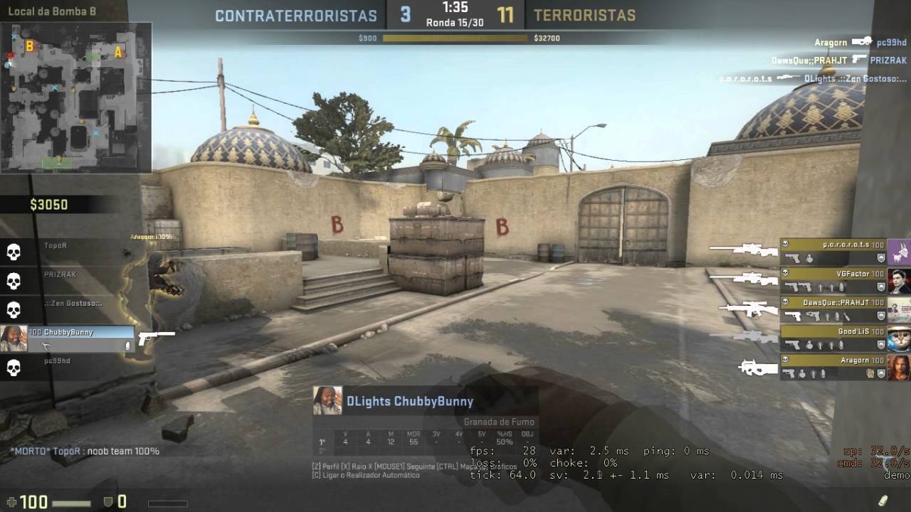 Dust II Ninja Defuse  (1v5)