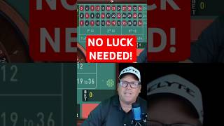 NO LUCK NEEDED TO WIN WITH THIS ROULETTE SYSTEM! #short