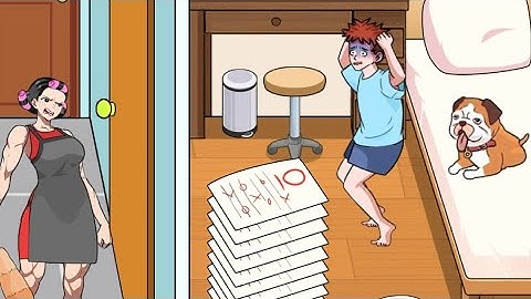 Mind Maze level 36 help the boy hide all the tests