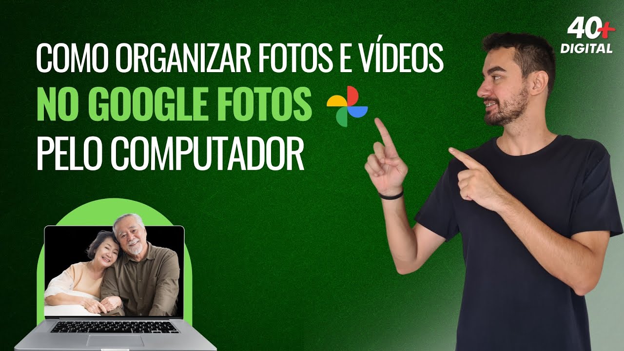 Como organizar fotos e vídeos no Google fotos pelo computador.