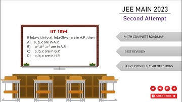 JEE PREVIOUS YEAR QUESTION 1994 I Sequence and Series Question IIT 1994