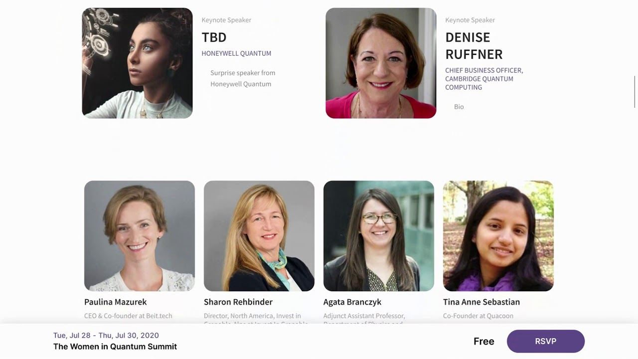 Women in Quantum Summit - event teaser - YouTube