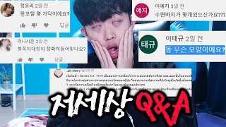 10만 구독 기념 Q&A... 아 질문 꼬라지봐ㅋㅋㅋㅋㅋ