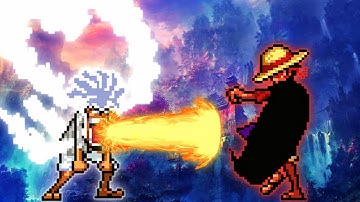 TC Luffy (All Form)(New) VS Luffy Onigashima V2(All Form) in Jump Force Mugen