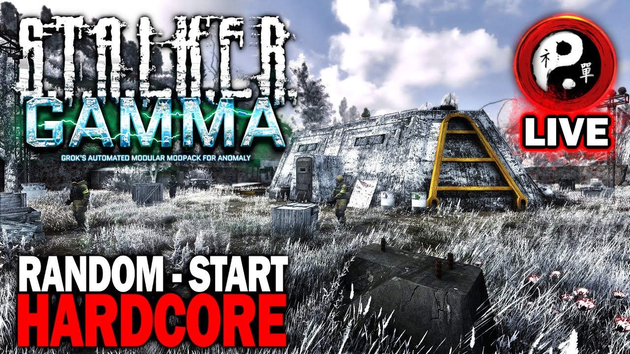 🔴 LIVE — STALKER GAMMA ☢️ Random Start Hardcore ☢️ WE GOT AN AMAZING DUTY RUN GOING !