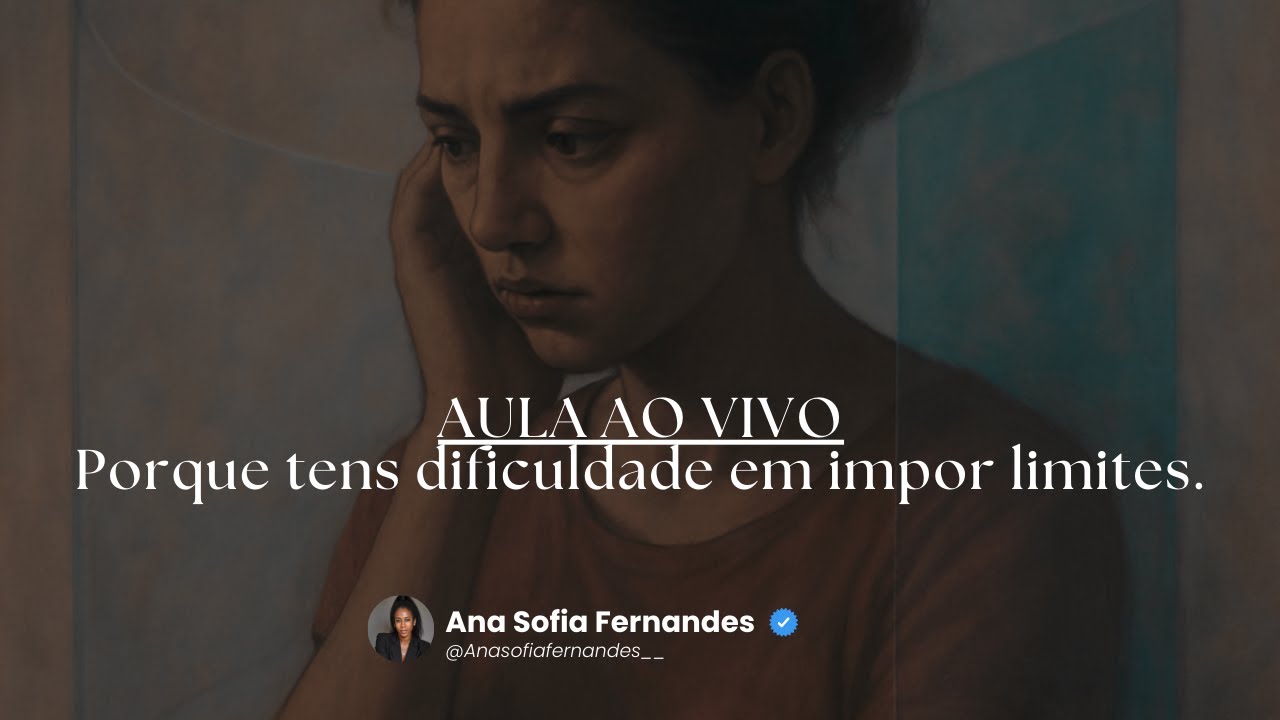 Porque tens dificuldade em impor limites.