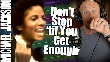 Michael Jackson "DON'T STOP 'TIL YOU GET ENOUGH" Original Studio Multitracks (Listening & Analysis)