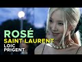 Saint laurent a waterfall in paris with blackpink ros   by loic prigent