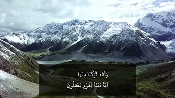 قراءة من سورة العنكبوت من آية 28 إلى آية 45