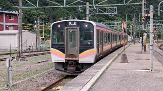 E129系100番台ﾆｲA28編成ライト切り替え〜パンタ降ろし〜電気消えるシーン