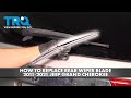 How to Replace Rear Wiper Blade 2011-2021 Jeep Grand Cherokee