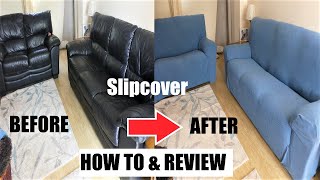 Sofa Cover Review Amazon How To Slipcover A Sofa & Love Seat Installation Elasticated Stretch screenshot 4