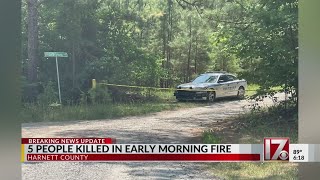 5 people killed in Harnett Co. fire