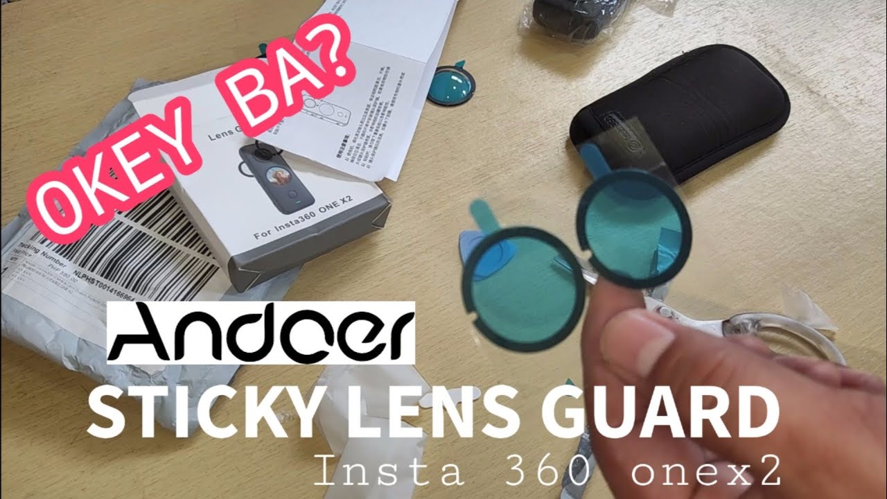 ANDOER STICKY LENS GUARD FOR INSTA 360 ONEX2 | UNBOXING AND REVIEW