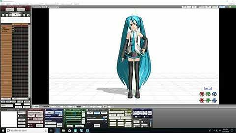 how to load models, pose, motion, audio, camera, and stage data. | MMD School Tutorial 8