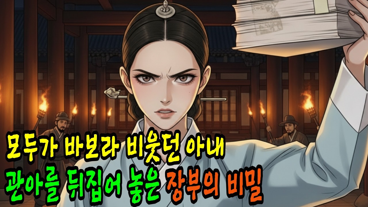 300석 빚의 장부를 들고 관아에 선 바보 아내. |조선시대 야담 | 옛날이야기 | 오디오 이야기