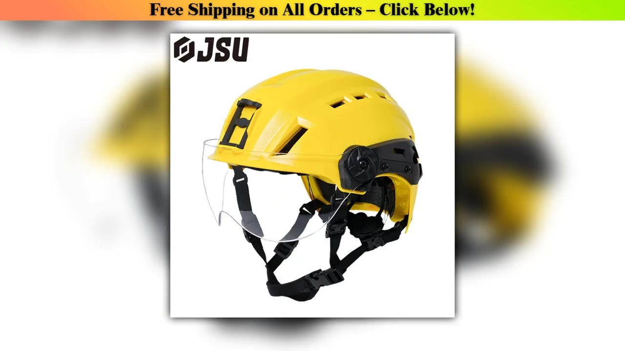 JSU Tactical Helmet SAR All-Terrain Rescue Search and Rescue Safety Helmet High-Performance