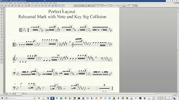 Perfect Layout Plugin: Rehearsal Marks with Notes and Key Signature Collision