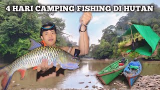 Camping & Fishing camp 4 hari hujan deras bermalam di tengah hutan pertualangan mencari ikan hampala