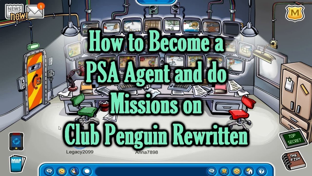 How to be a PSA Agent on Club Penguin Rewritten | Legacy - YouTube