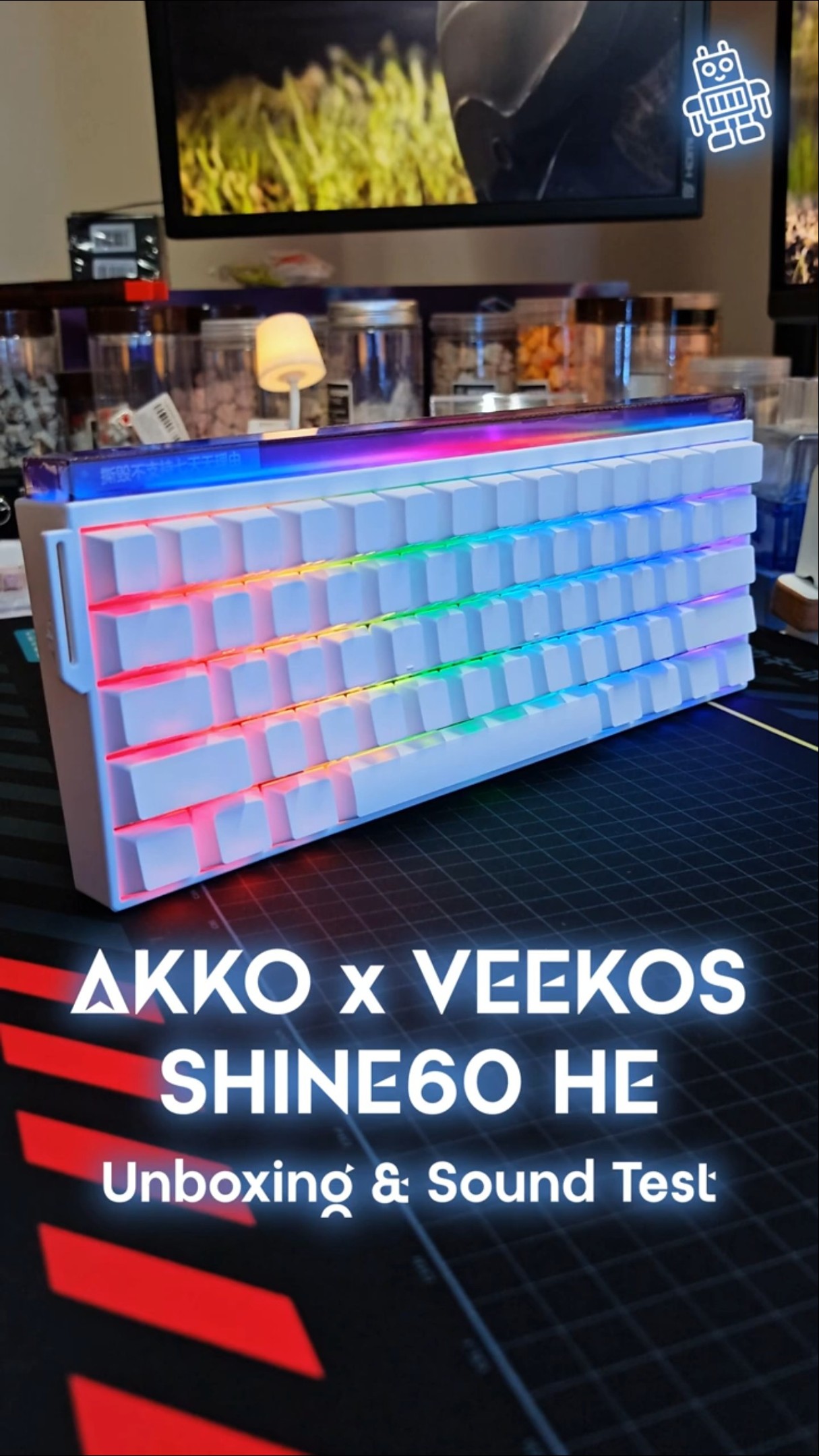 Shine60 HE Unboxing & Sound Test ⚡ Magnetic 60% Keyboard with