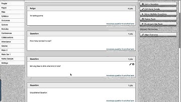 Moving Quiz Questions in Question Banks in the Canvas LMS