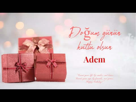 Adem Happy Birthday (TURKISH) | Birthday Songs with names | Birthday video song | #Ad4beloved