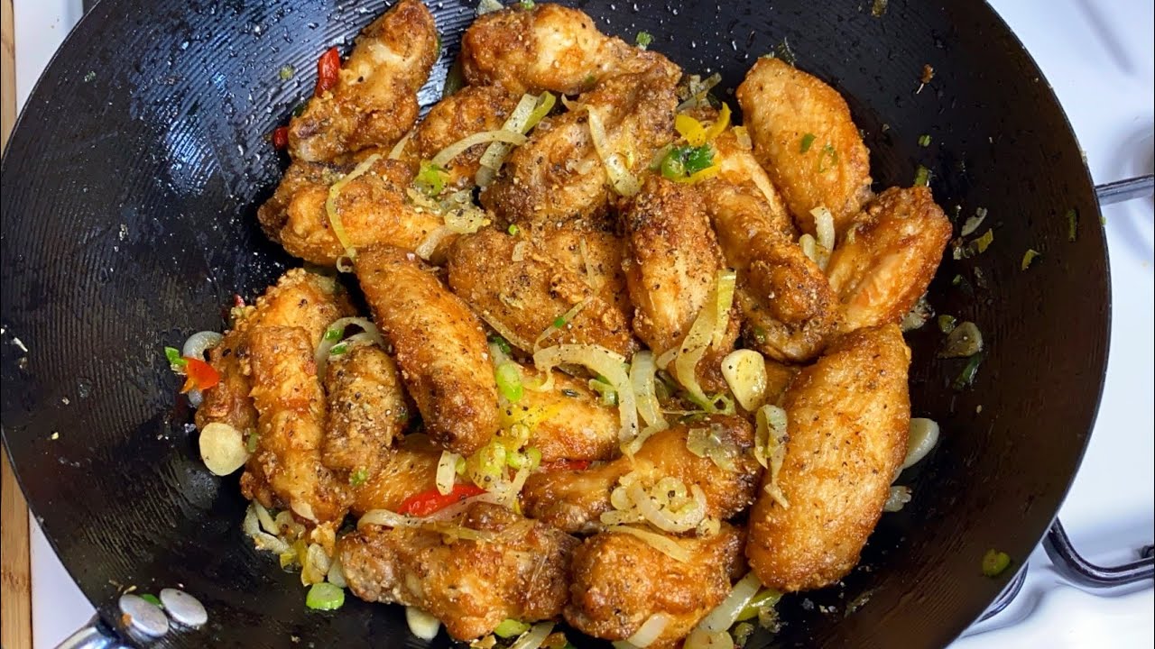 КУРИНЫЕ КРЫЛЫШКИ С СОЛЬЮ И ПЕРЦЕМ || ПОШАГОВЫЙ ПРОСТОЙ РЕЦЕПТ || КУХНЯ ТЕРРИ-ЭНН