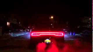 Dodge Charger Tail Lights At Night - Dodge Cars