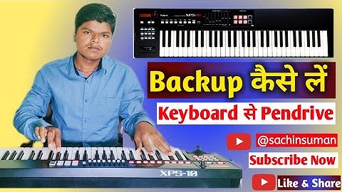 Roland XPS 10 से पेनड्राइव में बैकअप कैसे लें | How to Backup Roland XPS 10 Tone in Pendrive #xps10