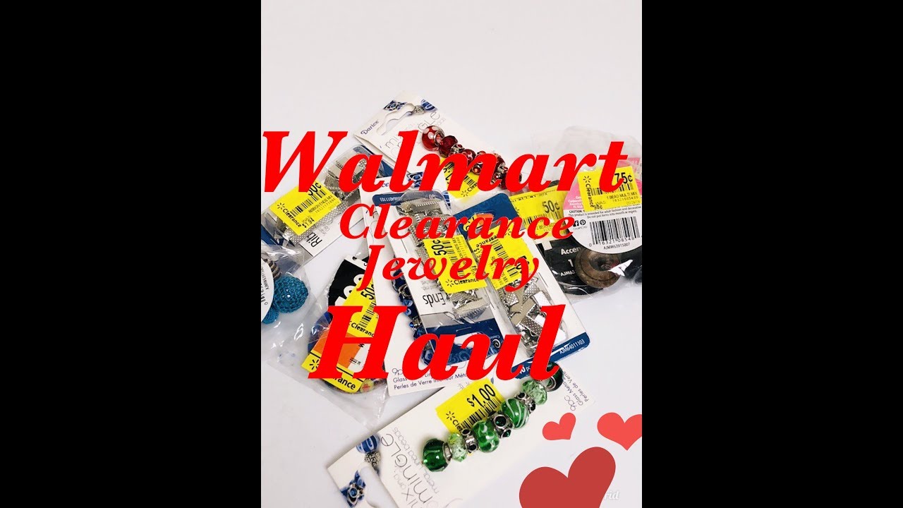 WALMART JEWELRY CLEARANCE HAUL - YouTube