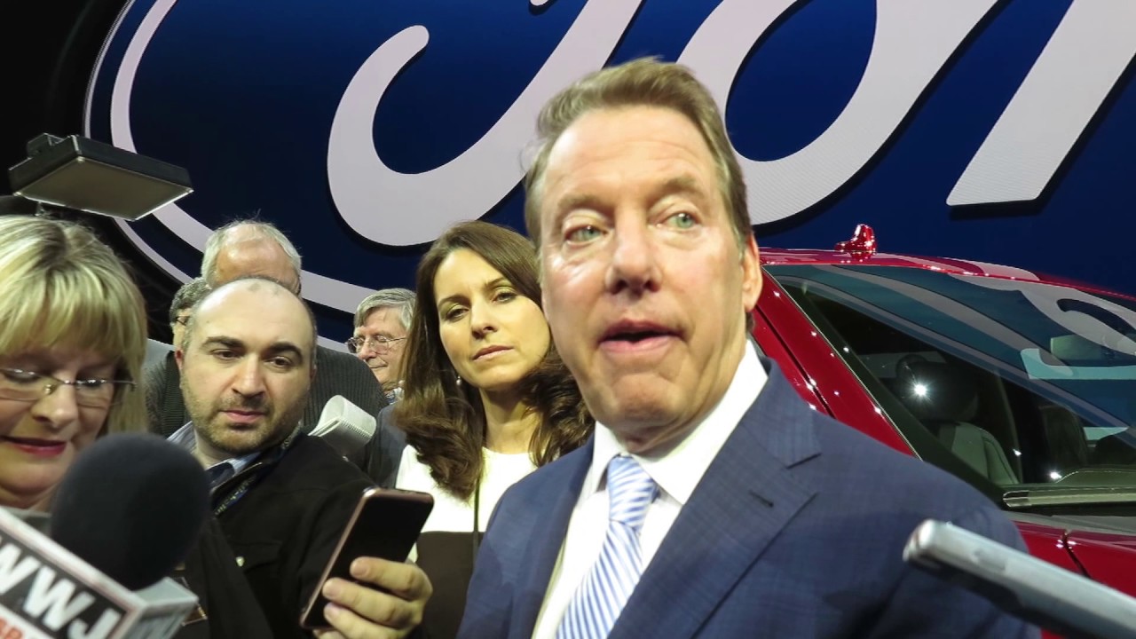 Bill Ford Jr. at 2017 NAIAS in Reporter Scrum YouTube