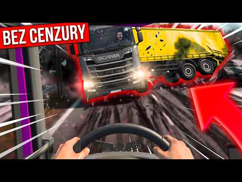 DEBIL PIERWSZY RAZ w CIĘŻARÓWCE 🚚 (ETS2 VR) (bez cenzury)